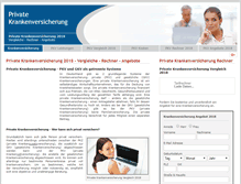 Tablet Screenshot of krankenversicherung-private.biz